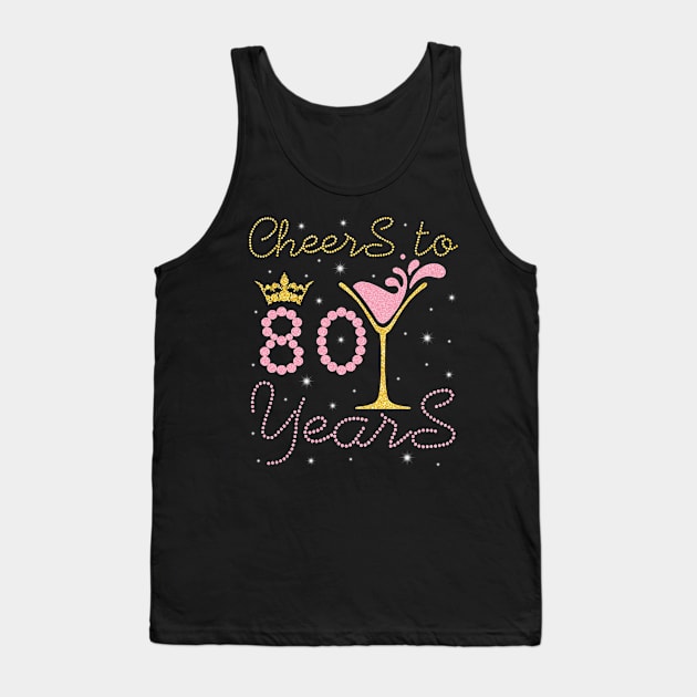 Nana Mommy Aunt Sister Wife Drinking Wine Cheers To 70 Years Happy Birthday To Me You Tank Top by bakhanh123